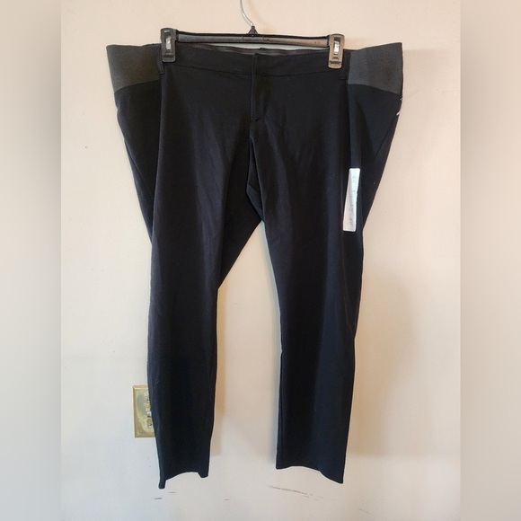 Isabel Maternity side panel skinny pants black size 18 - Picture 1 of 4